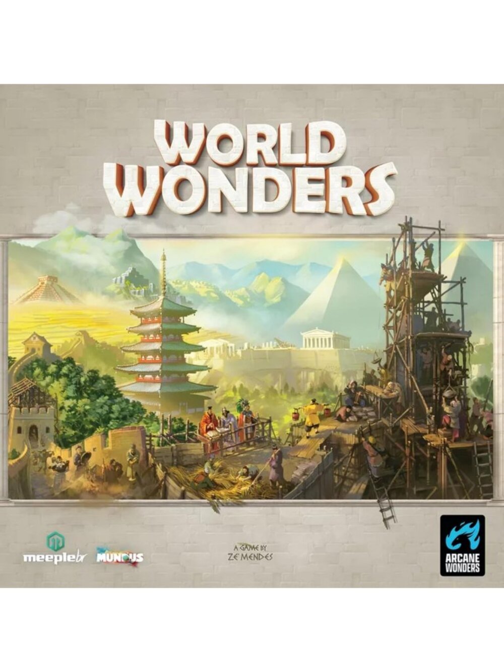 World Wonders Strategy Board Game - Build Iconic Landmarks & Explore Cultures